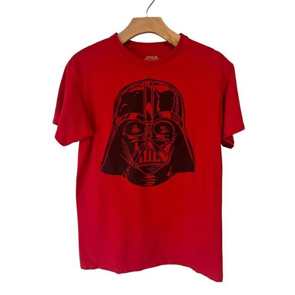 Star Wars Shirt Mens Medium Red Short Sleeve Darth Vader Fifth Sun Tee Shirt - Picture 2 of 8